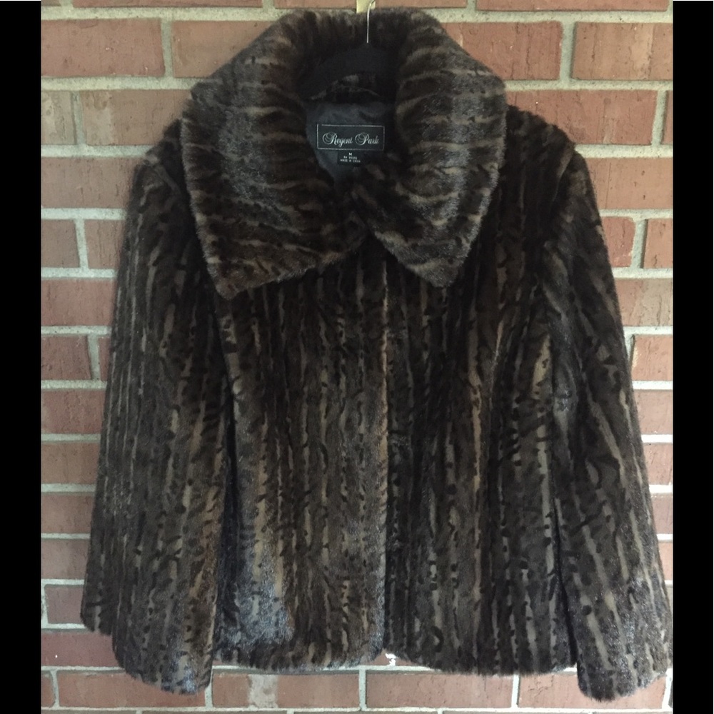 Faux Fur Coat - Like New